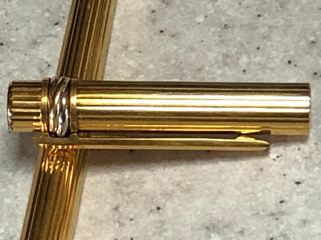 ★カルティエ ■マスト ■万年筆 ■ペン先 18K ■コンバーター ■ゴールド