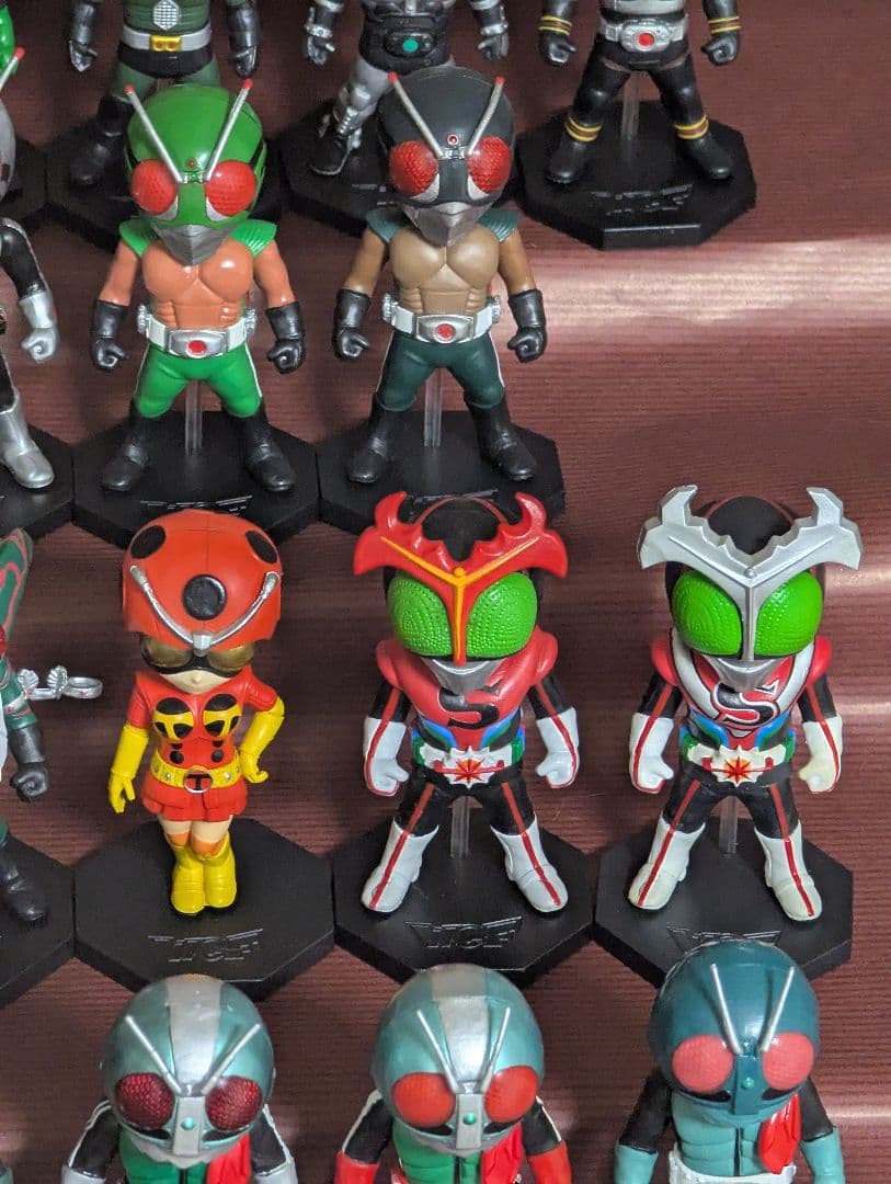 仮面ライダーワールドコレクタブルフィギュア　昭和•ネオライダー　22体