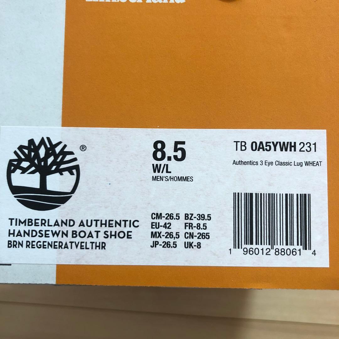【新品】Timberland Authentics 3 Eye Classic