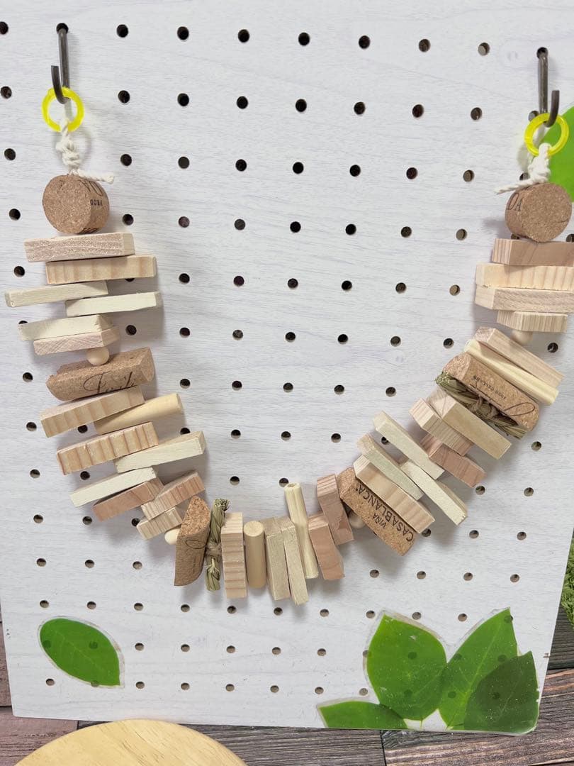 インコおもちゃ　鳥おもちゃ　少し長めのガジガジおもちゃ　バードトイ