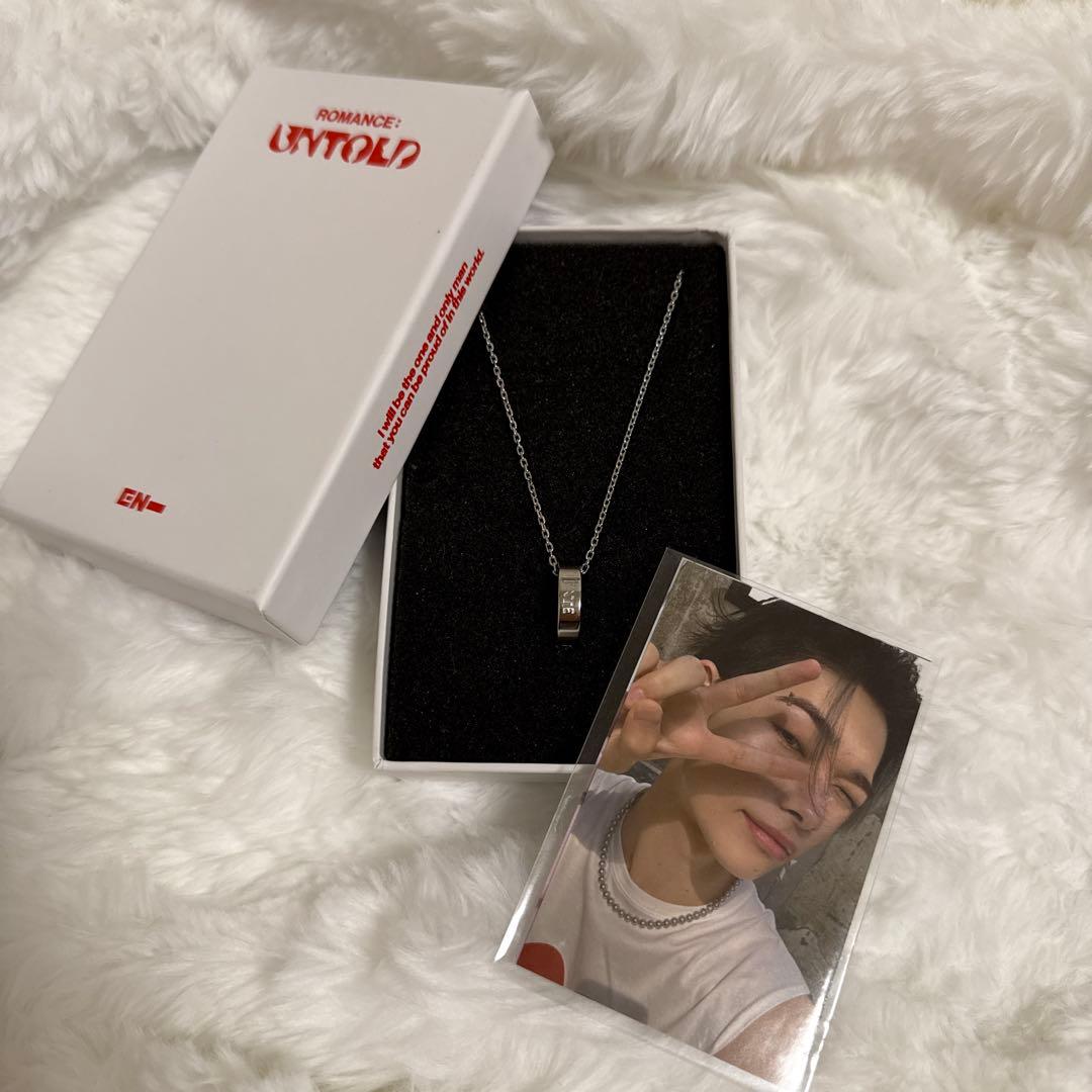 ENHYPEN ニキ　リングネックレス　トレカ付き