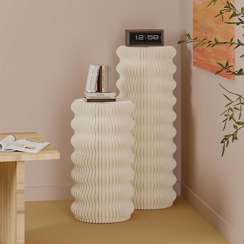 ディスプレイスタンド高さ58㎝直径30cm展示台 陳列台組立不要 展示会イベント