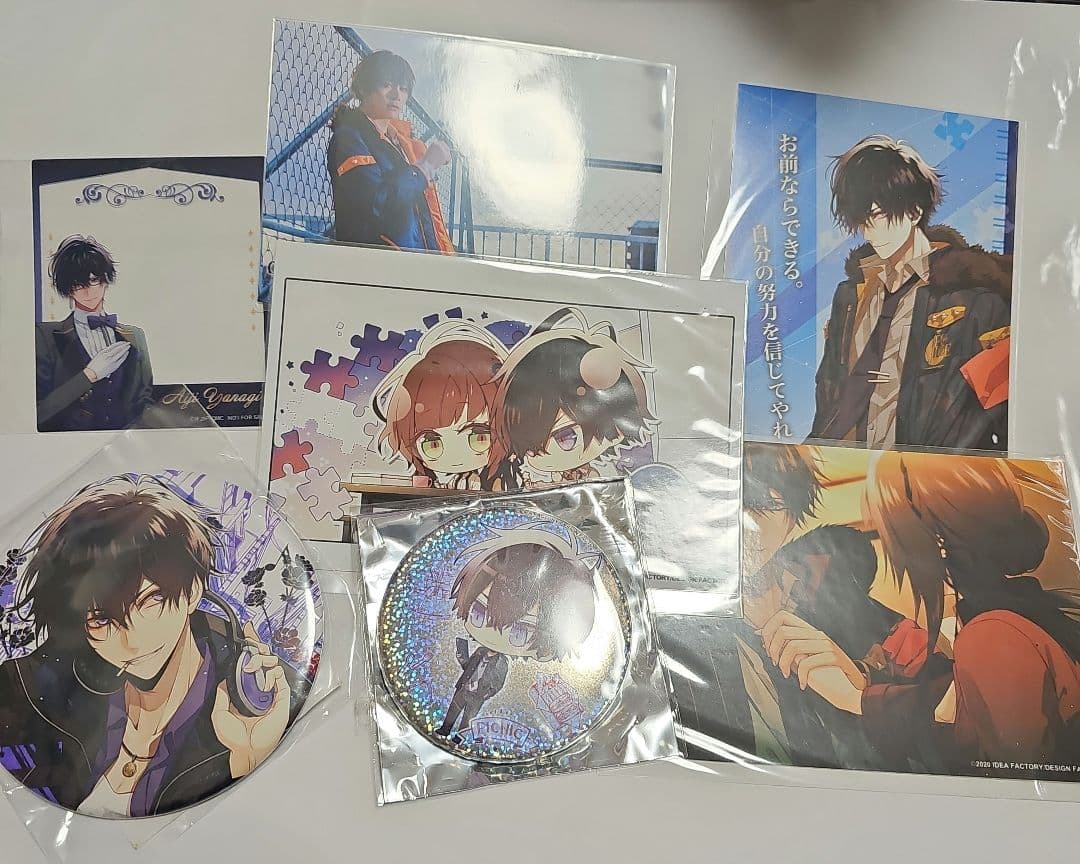 Collar×Malice カラマリ 柳愛時 缶バッジ 　アクリルスタンドセット