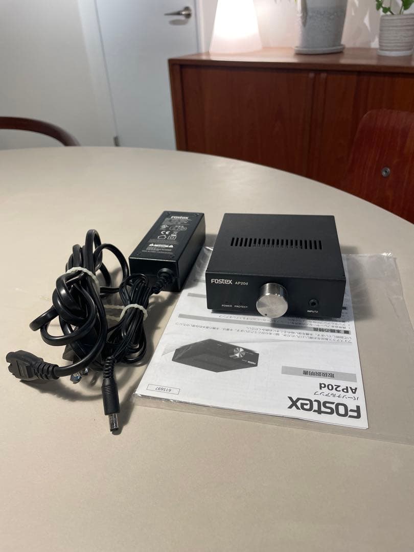 Fostex AP20d パワーアンプ 本体と電源
