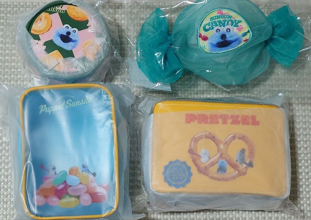 新品未使用　パペットスンスン　東京駅　Candy　Store　ポーチ　4点セット