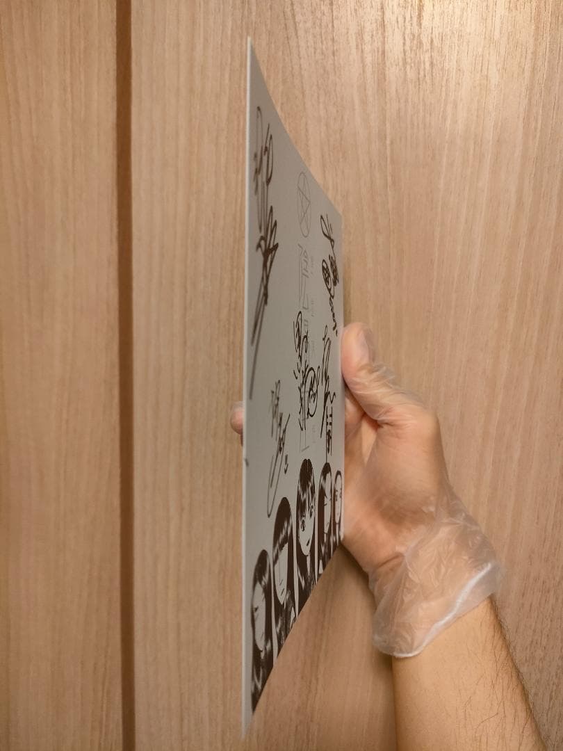 【おまけ付】陰陽座　直筆サイン色紙　斗羅在籍時