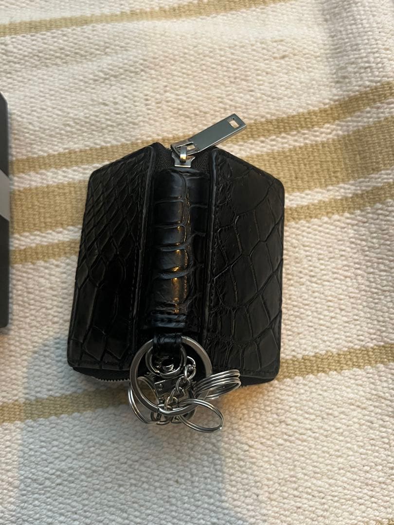 THE SOLE スマートキーケース クロコダイル ブラック