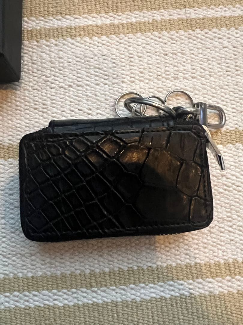 THE SOLE スマートキーケース クロコダイル ブラック