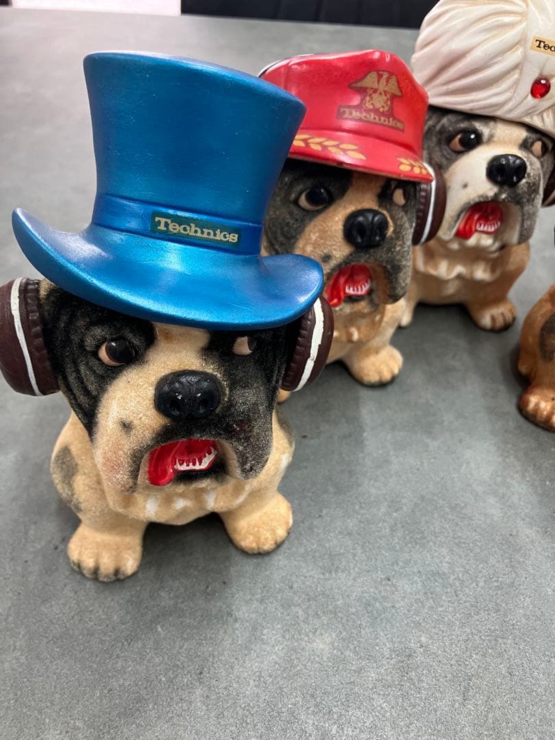 激レア！Technics テクニクス ブルドッグ 非売品 6体セット ノベルティ