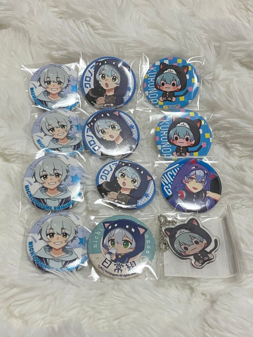 『日常組』クロノア缶バッチセット