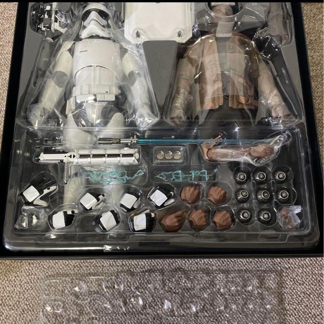 【美品】スター・ウォーズ　フィン & ストームトルーパー＜２体セット＞