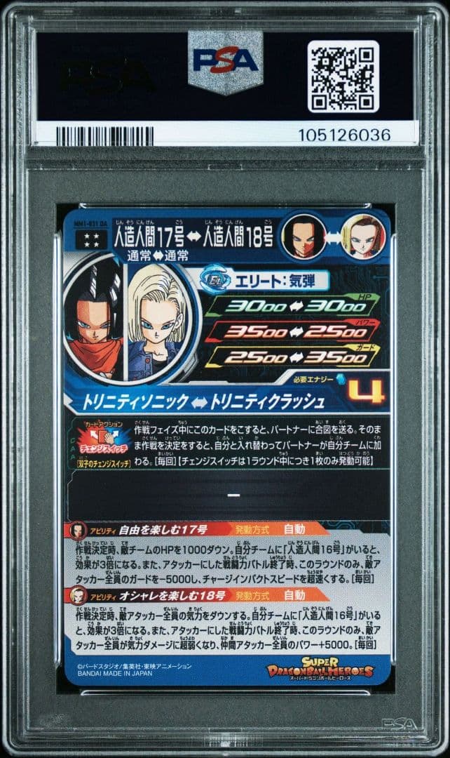 【PSA10】mm1-031 da 人造人間17号