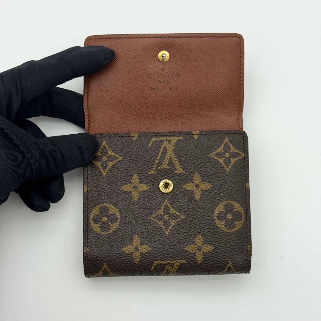 ヴィトン モノグラム ポルトモネ ビエ カルト クレディ 折り畳み財布