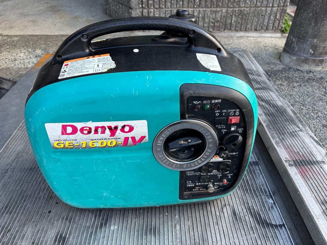 Denyo・インバーター発電機・GE-1600-IV・中古品