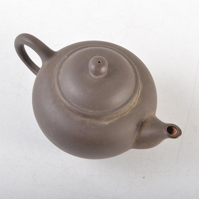 中国　東宝謹製　紫砂　朱泥　急須　茶壷　C　R6433