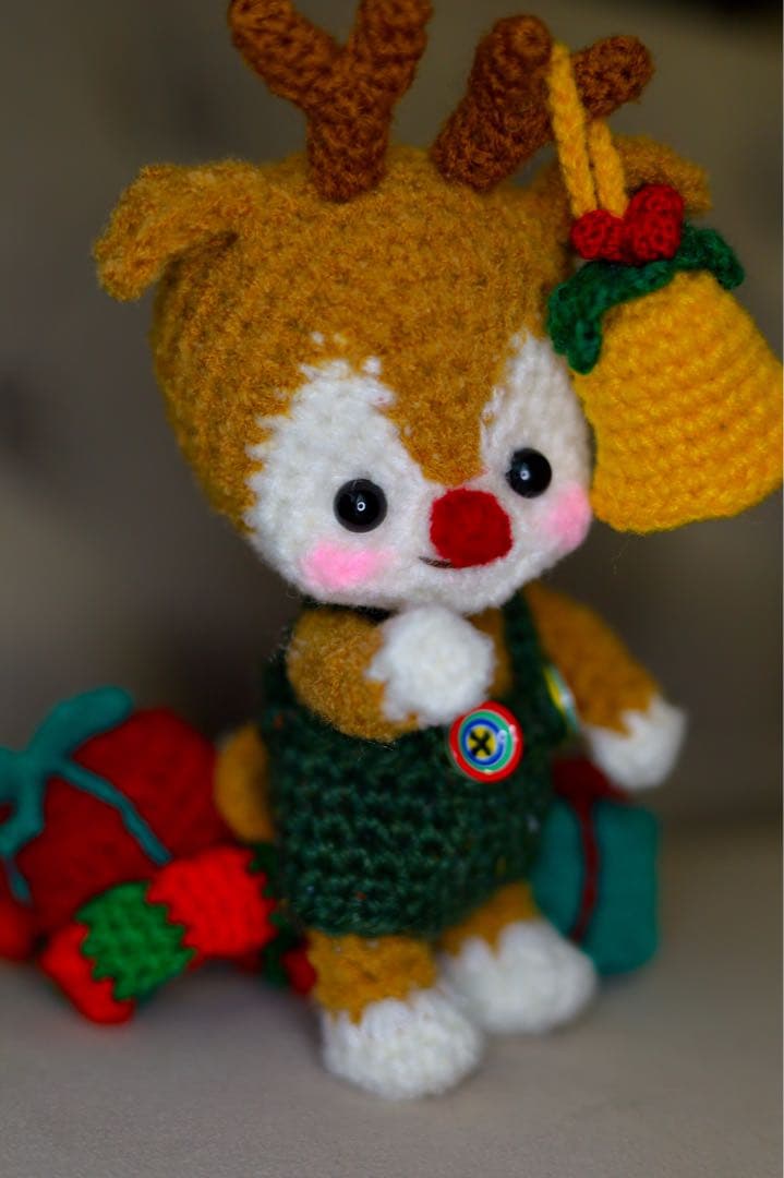 クリスマス トナカイ 鹿 プレゼント ベル