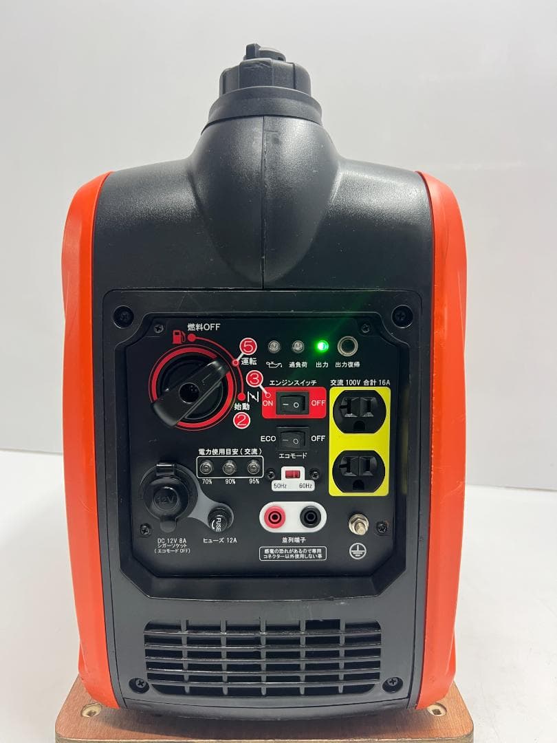 KOSHIN 工進 インバーター発電機 GV-16i ♪ 動作良好♪ 81K5