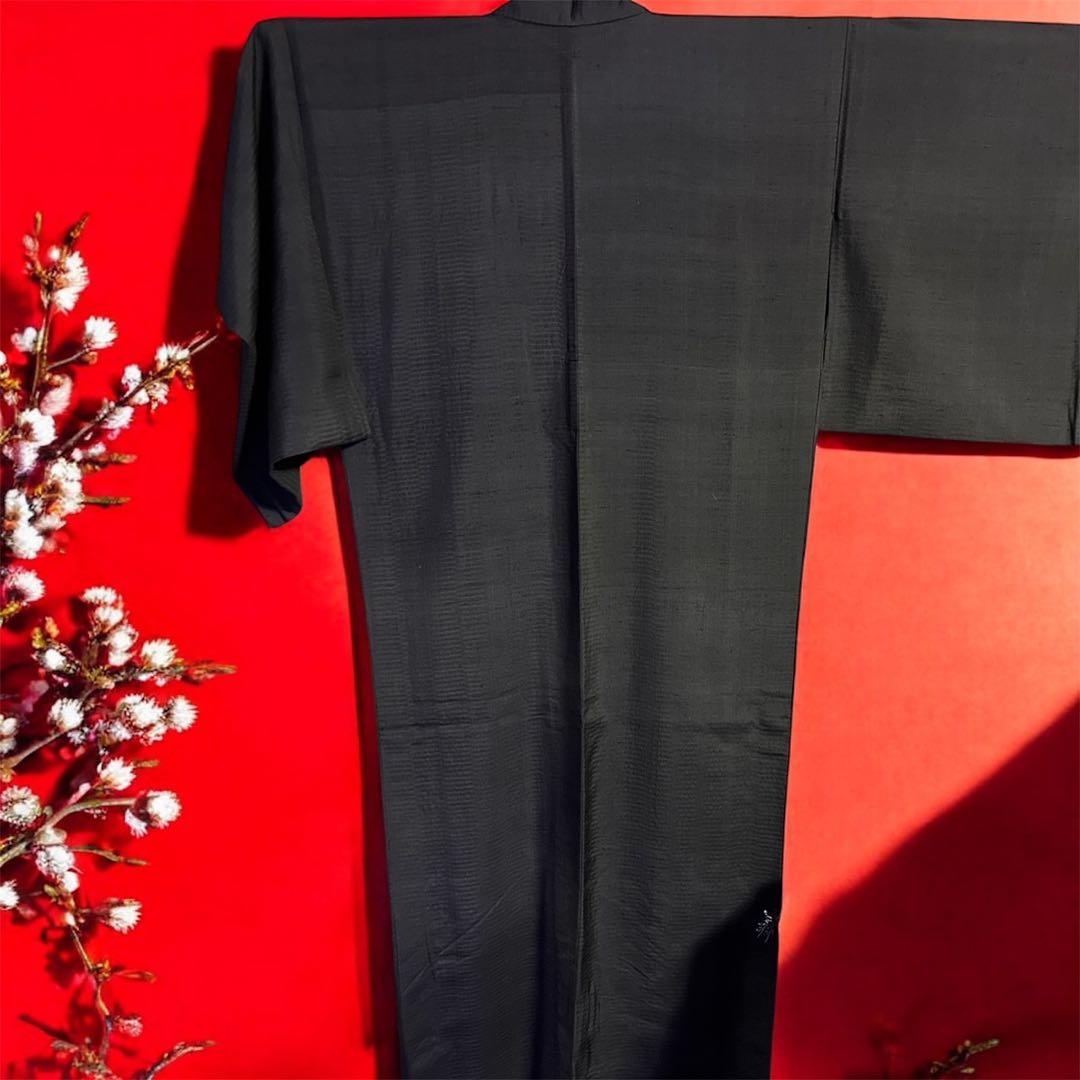 ❀猫ママ❀ 訪問着 夏着物 アッシュグレー*.゜ 新品*.+゜