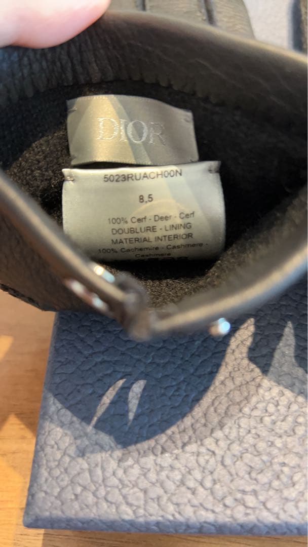 クリスチャンディオール　手袋　メンズ