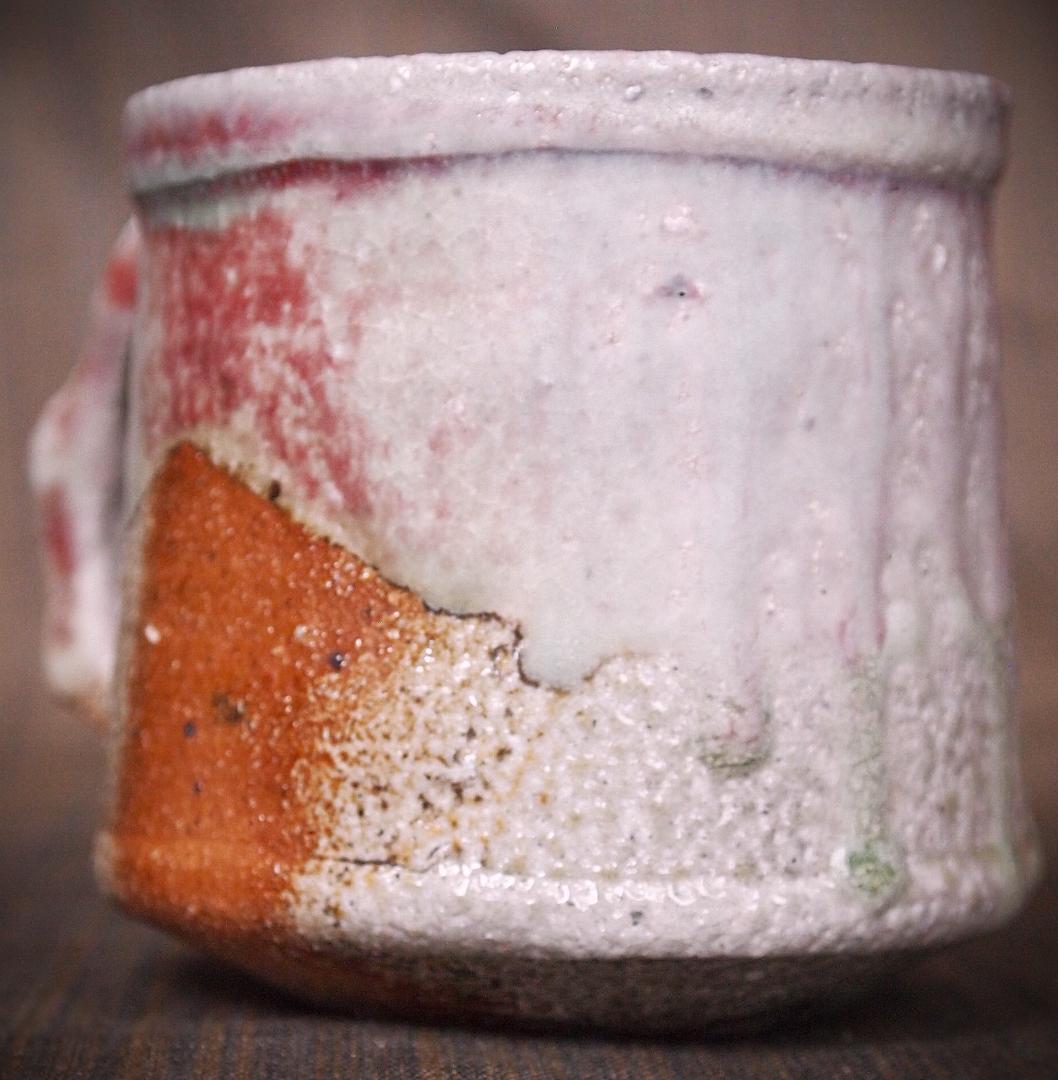 人気作家★高橋燎★信楽【窯変】焼き締めマグカップA★トレインキルン薪窯