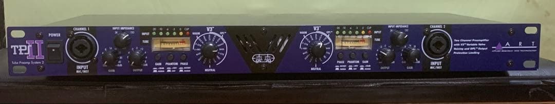 ART TPS2 2CH 真空管マイクプリアンプ TPS II ラックケース付
