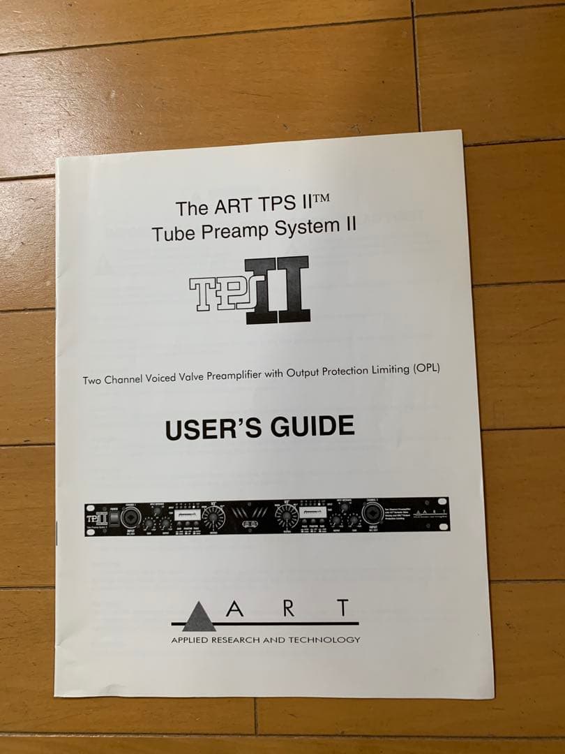 ART TPS2 2CH 真空管マイクプリアンプ TPS II ラックケース付