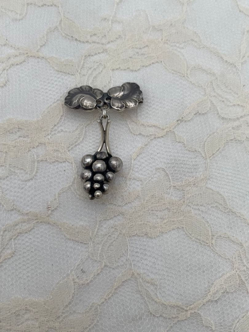 ジョージジェンセン 217A ブローチ ムーンライト シルバ