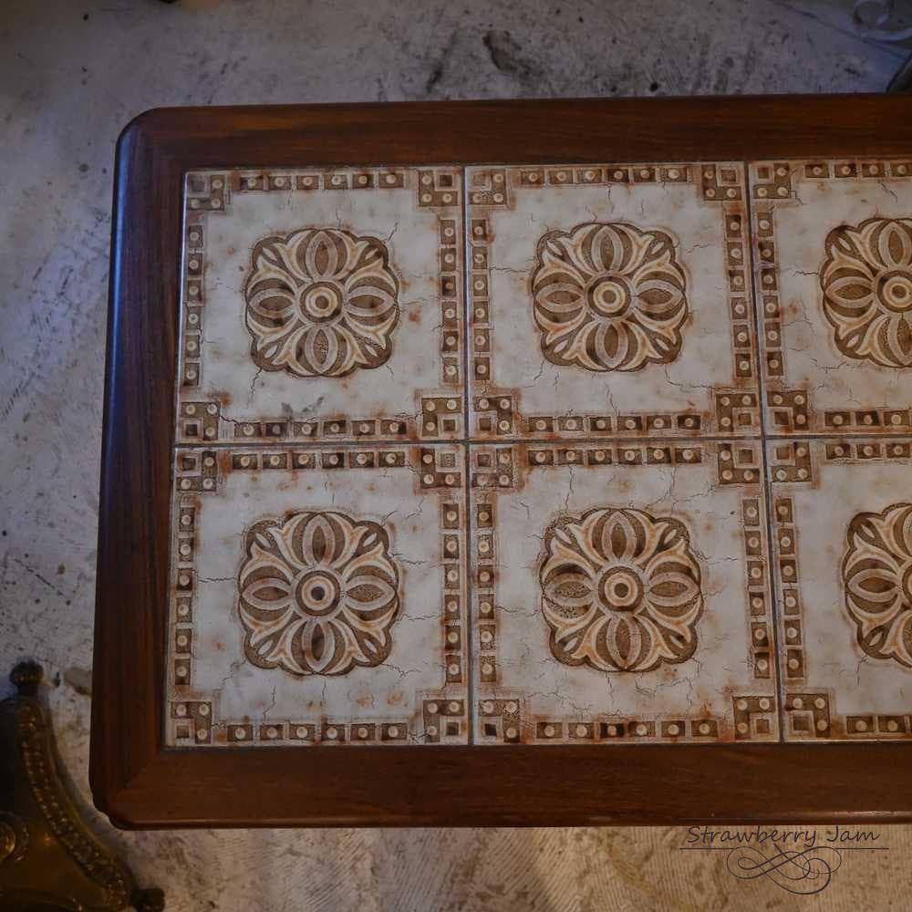 L3705-67 北欧ヴィンテージ デンマーク コーヒーテーブル タイル 北欧