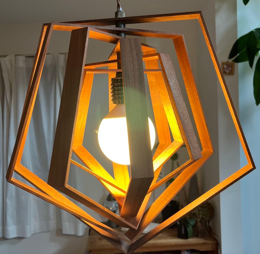 木製ペンダントライト