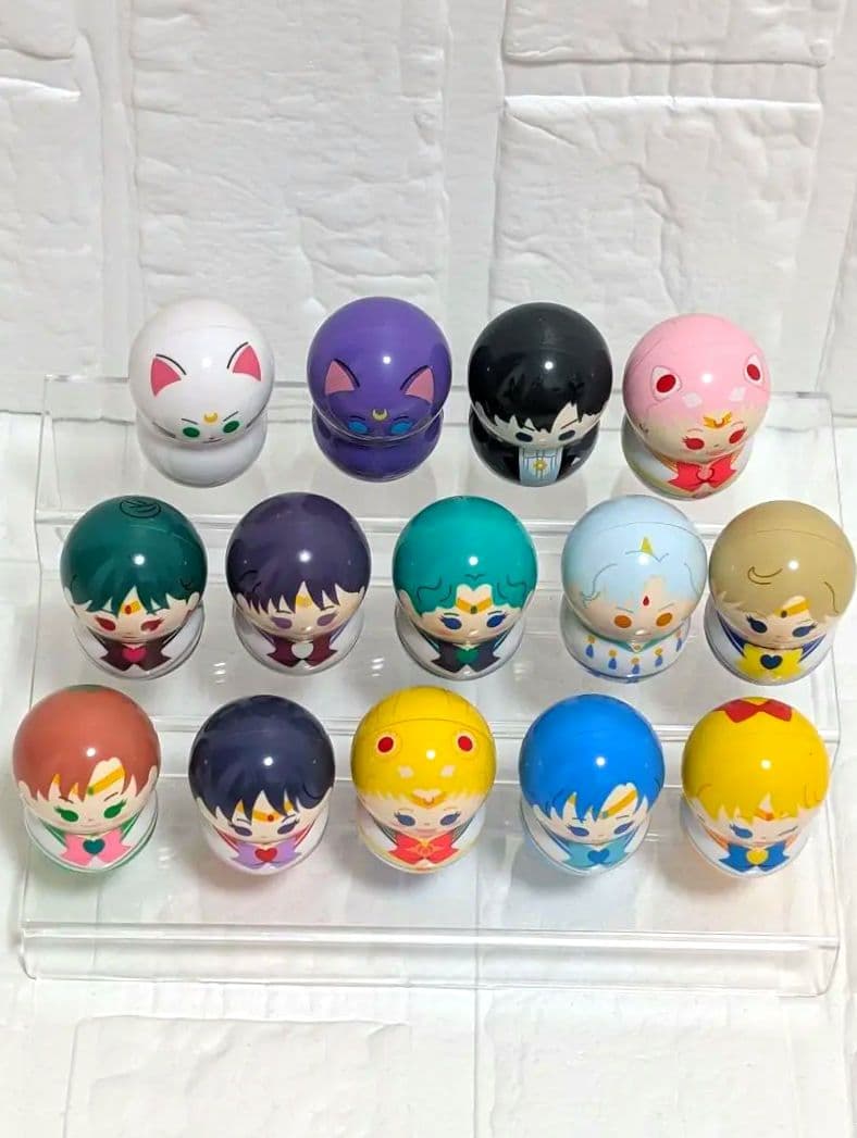 即飾れるフルコンプ✨セーラームーン クーナッツ 全14種 3段スタンド付 セット