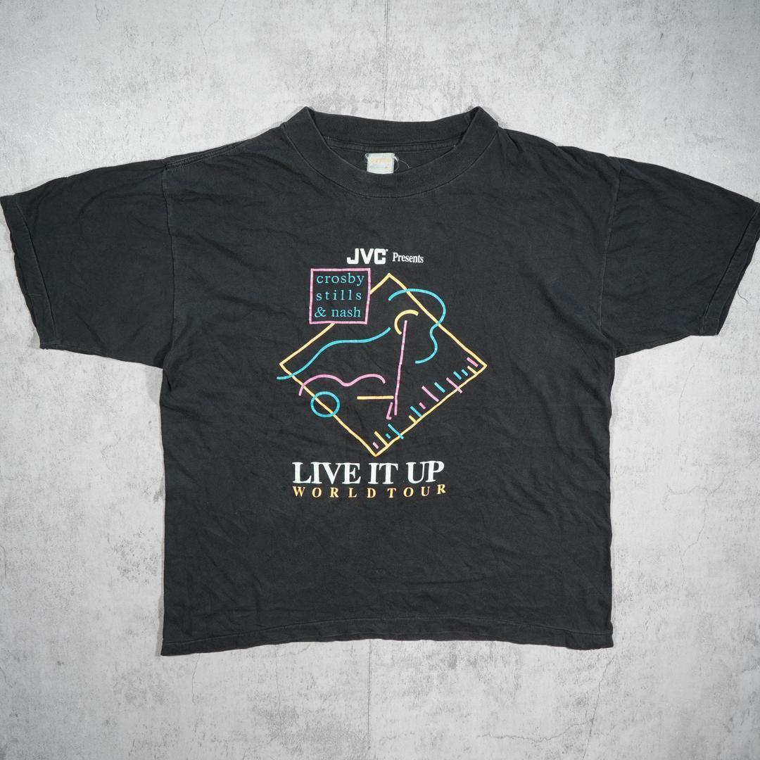 90s USA製 バンドT クロスビー・スティルス＆ナッシュ ツアー Tシャツ