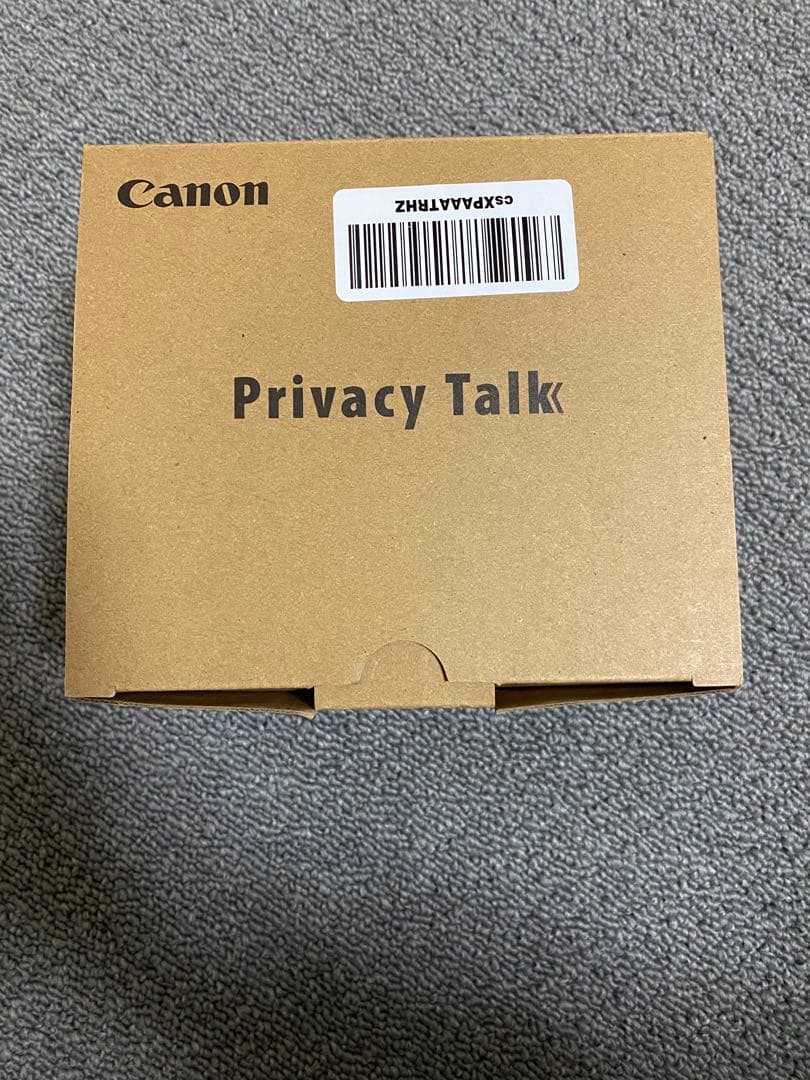 【試しに使用のみ】Canon Privacy Talk