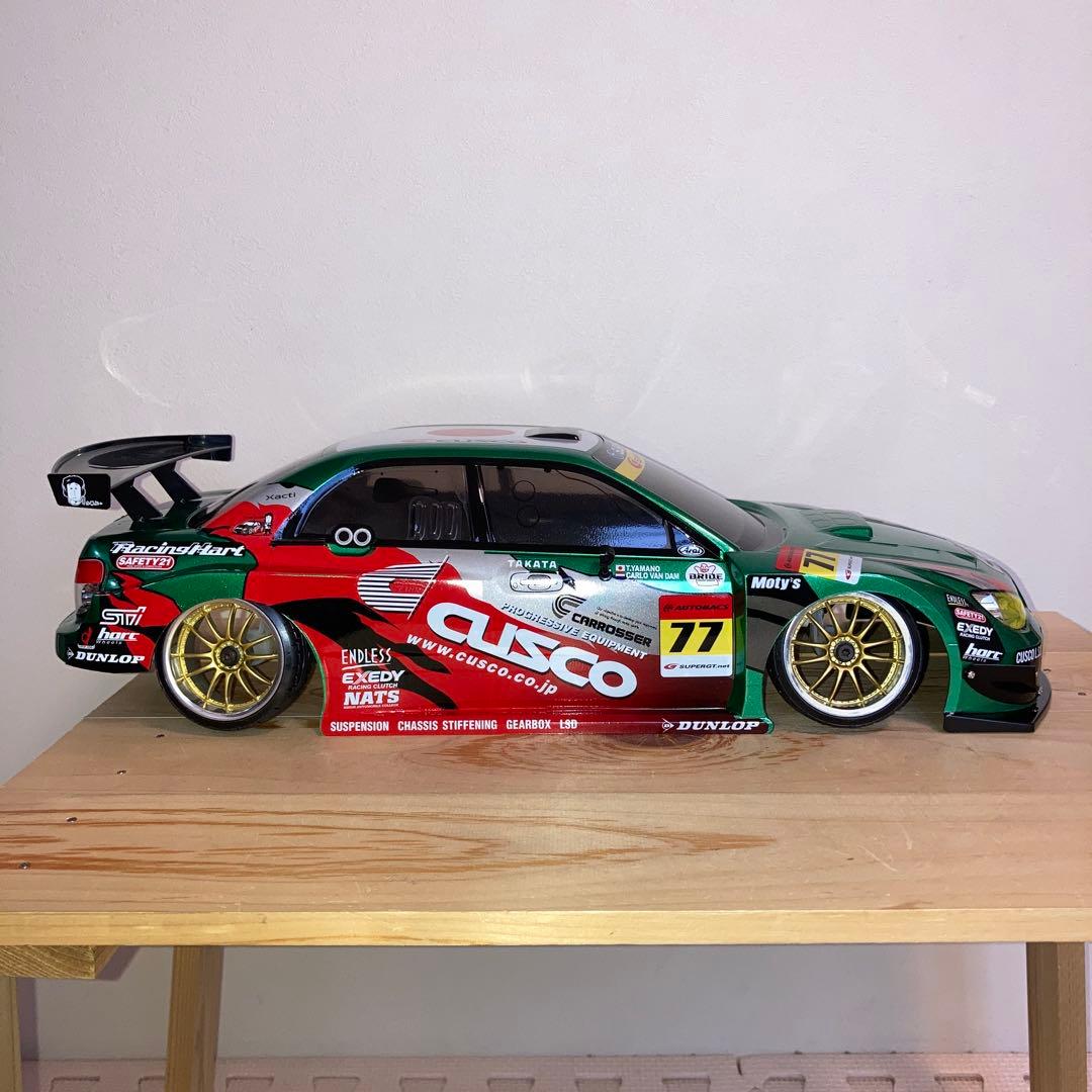タミヤ　クスコ DUNLOP インプレッサ ボディ
