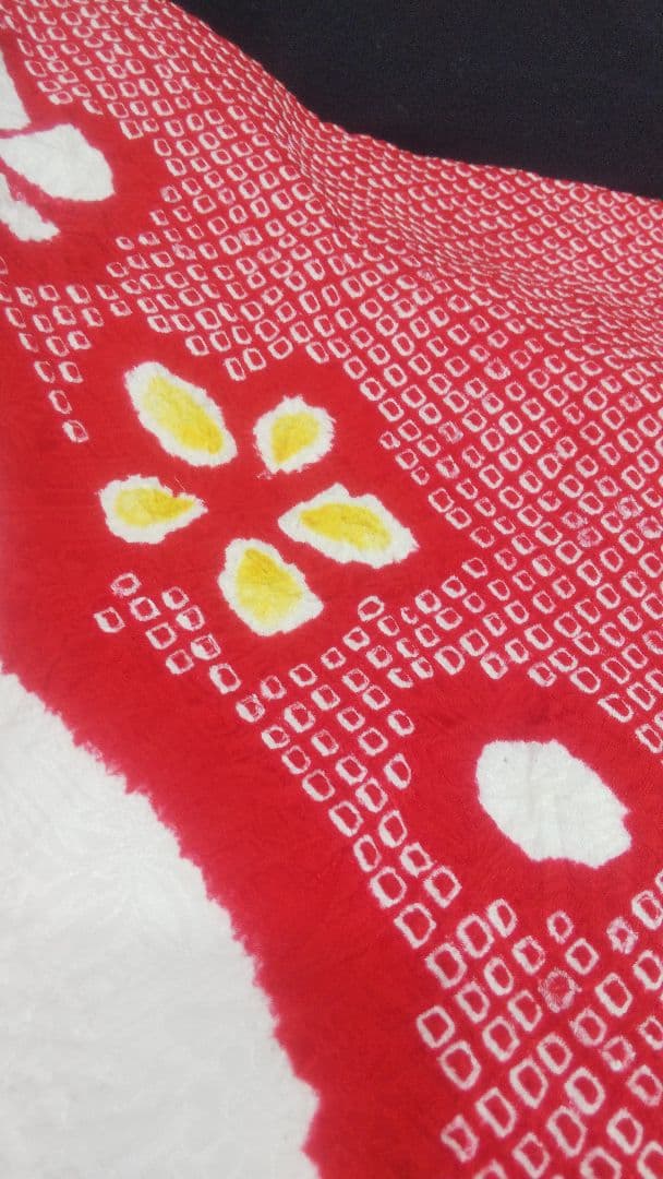 ★売約品★特選総絞り 七歳お祝い着物 帯シメ、長襦袢、小物セット