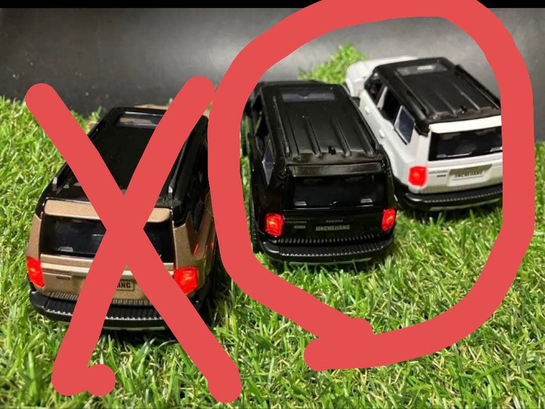 ダイキャスト３台セット　ランドクルーザーland cruiser250ミニカー