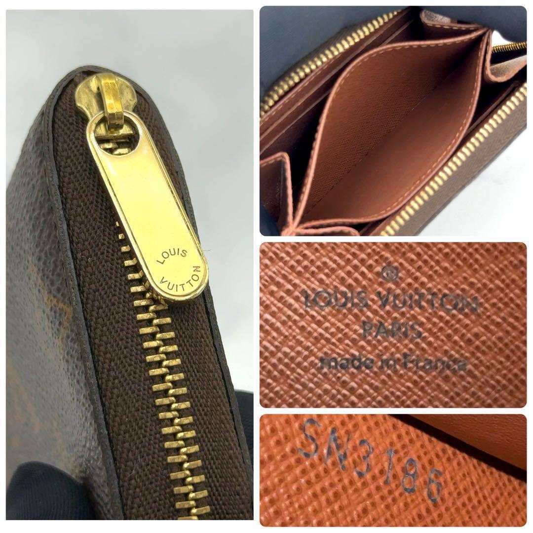 【最高級美品】ルイヴィトン モノグラム ジッピーパース ケース 茶色