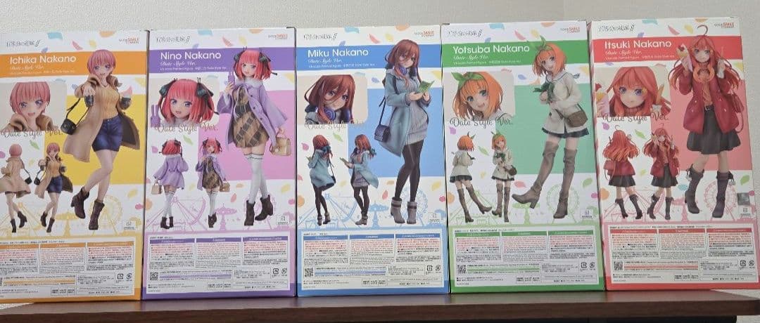 【開封済】五等分の花嫁　Date Style Ver. セット