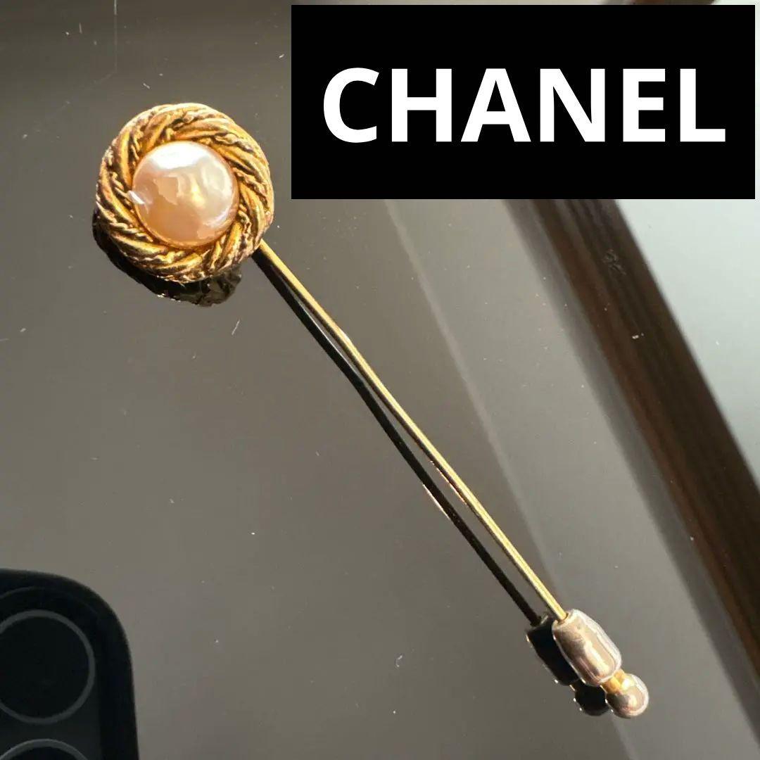 ✨CHANEL brooch✨シャネルブローチ❤️シャネルピンブローチ　GOLD