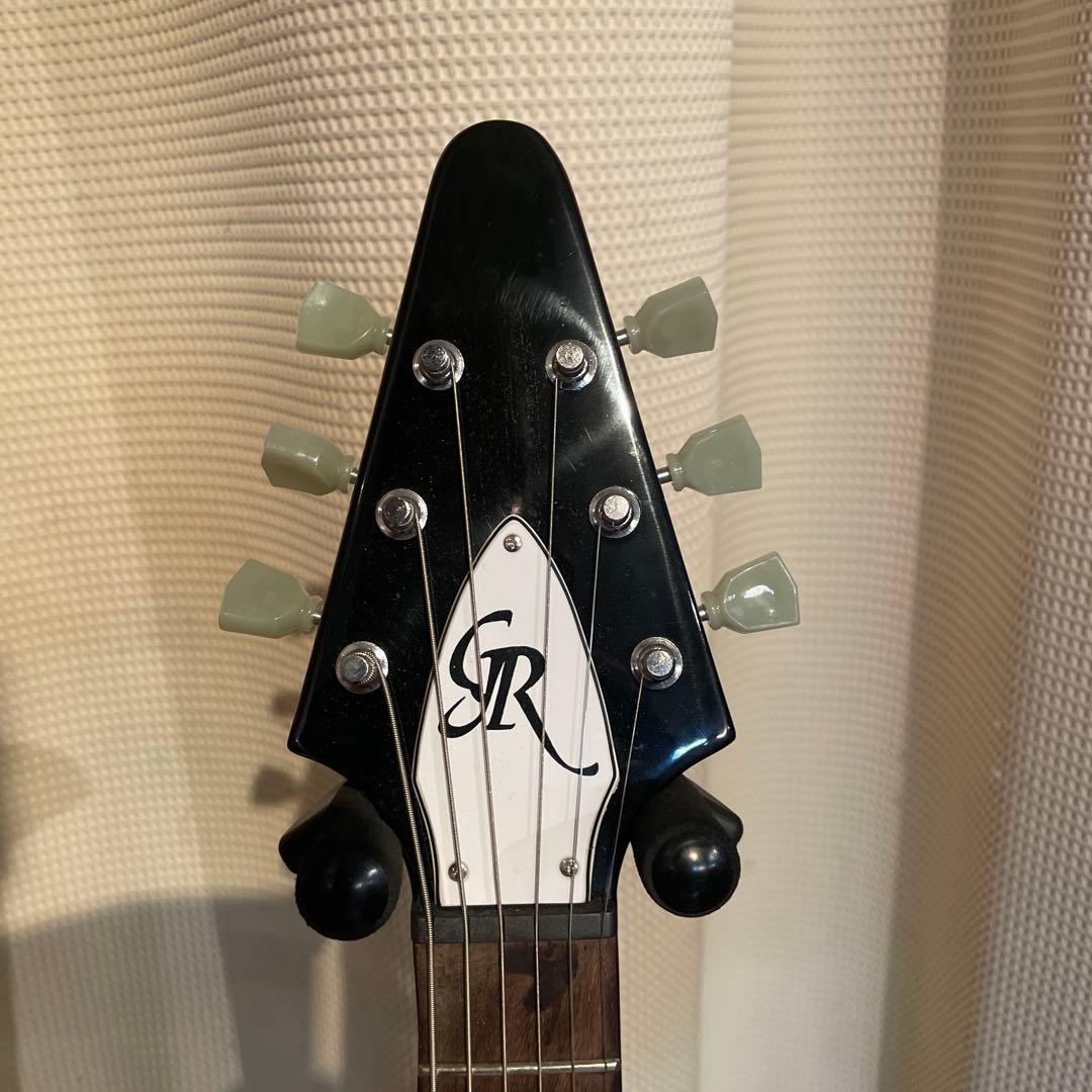 GrassRoots ミニエレキ　フライングV スピーカー内蔵