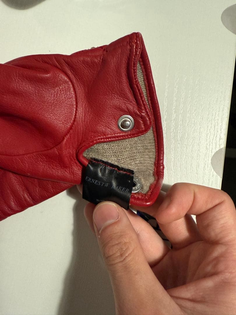 ERNEST W. BAKER レザー手袋