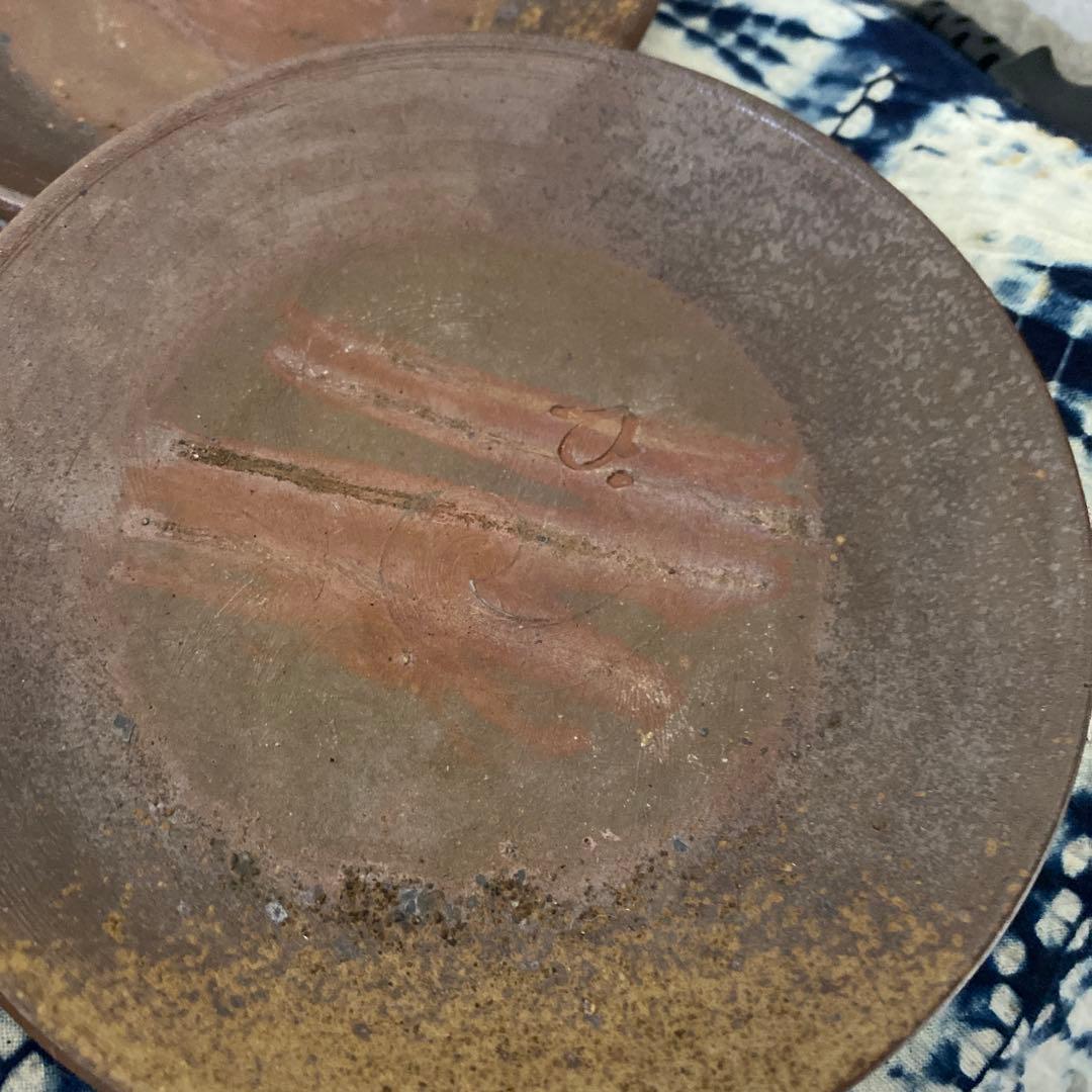 金重陶陽　備前　銘々皿　十客