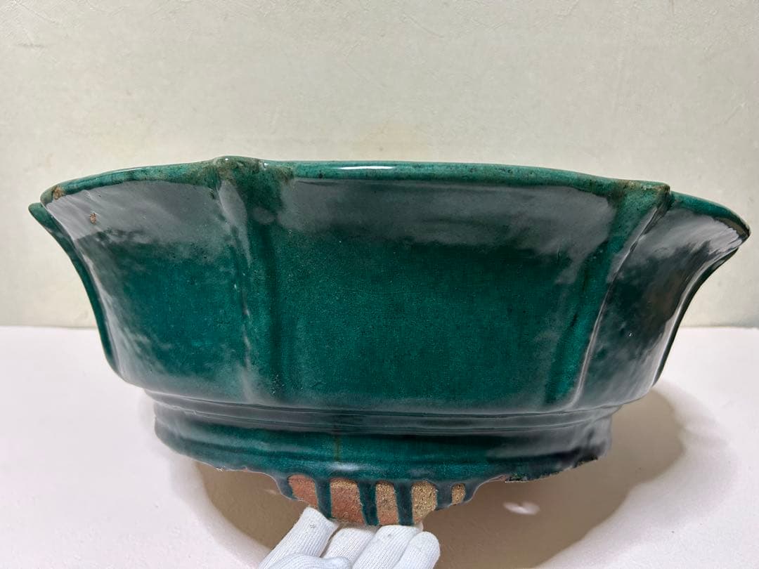 大型　広東鉢　盆栽鉢