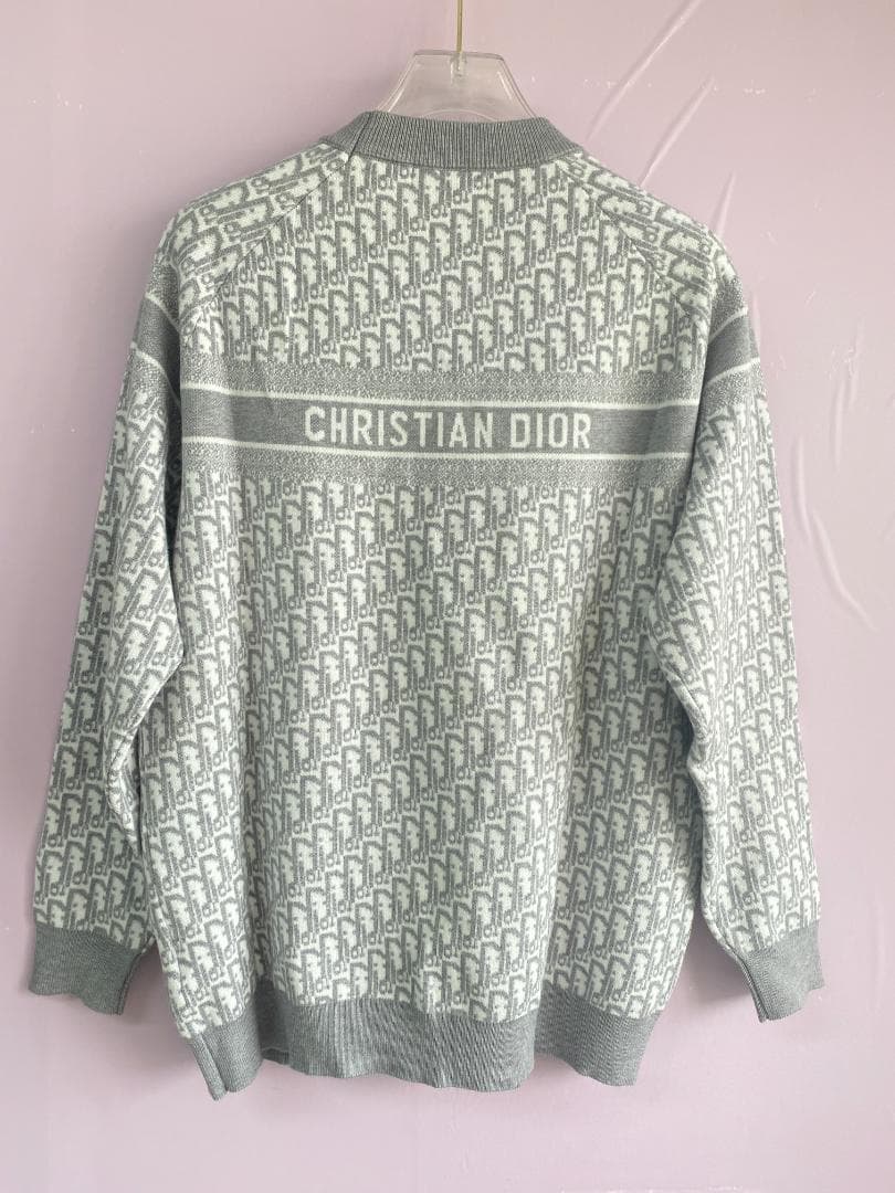 Dior グレー ニットセーター Lサイズ