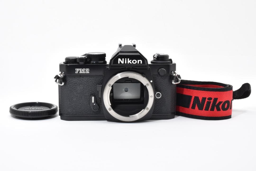 美品 Nikon New FM2 一眼レフフィルムカメラボディ ブラック ニコン