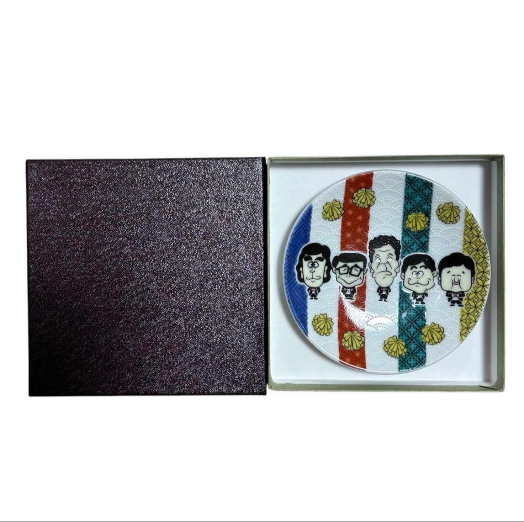 ドリフ　ドリフターズ　九谷焼　豆皿　全員集合　いい湯だな　雷様　全３種セット