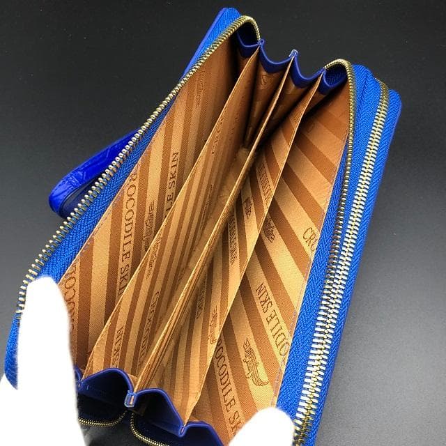 フォロー割適用　本物クロコ・腹革　シャム　クロコダイル商品2点セット