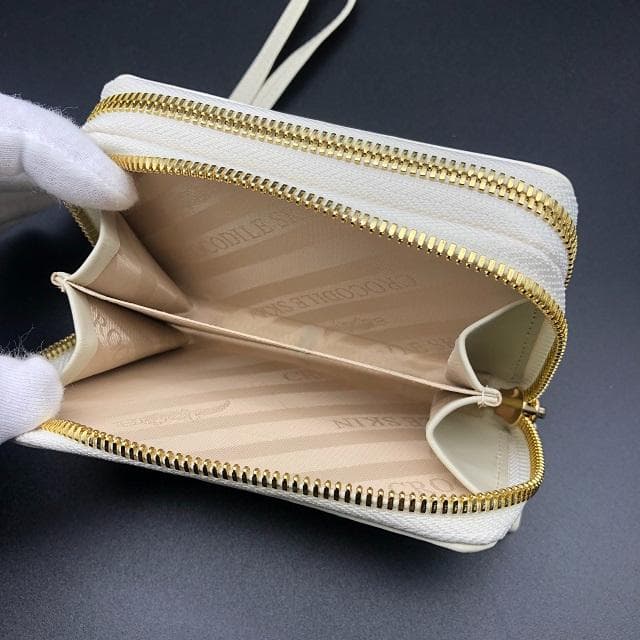 フォロー割適用　本物クロコ・腹革　シャム　クロコダイル商品2点セット