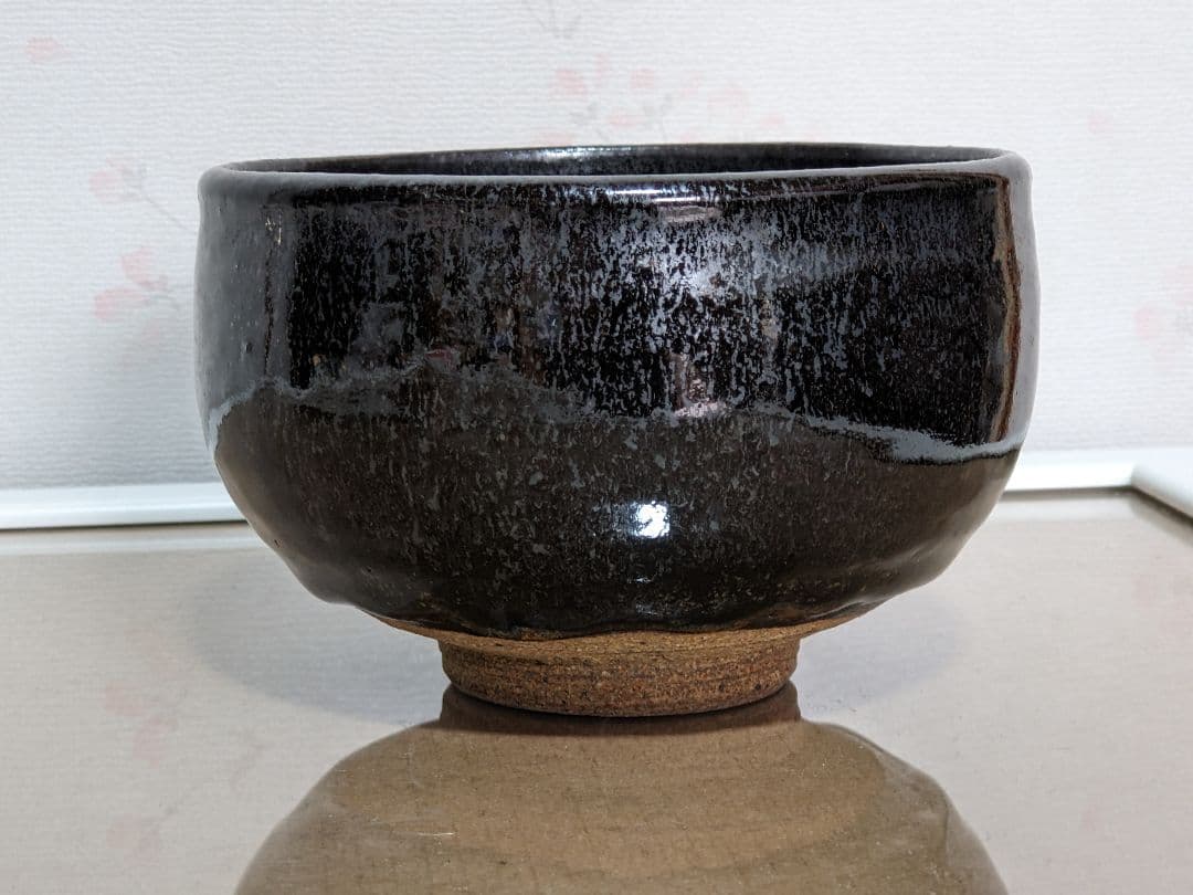 ♦茶道具 窯変天目 虹彩 抹茶碗 作家物 青山作 茶道具 コレクション 骨董品