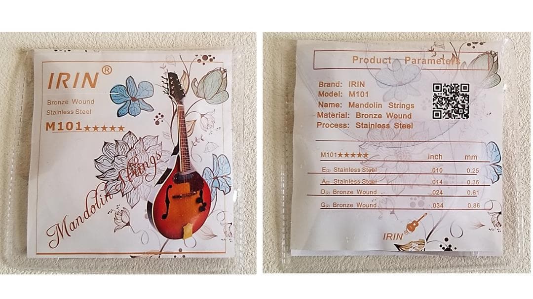 フラットマンドリン・良品（田原楽器：TETOMAS）ケース・新品弦付き