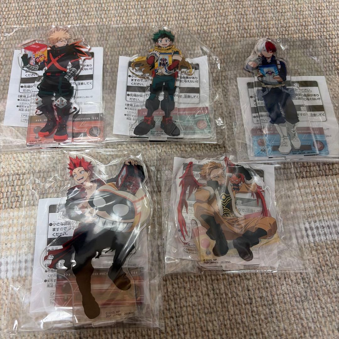 あ*す様 僕のヒーローアカデミアちみっともぬいナムコ限定6点セットアクリルスタン